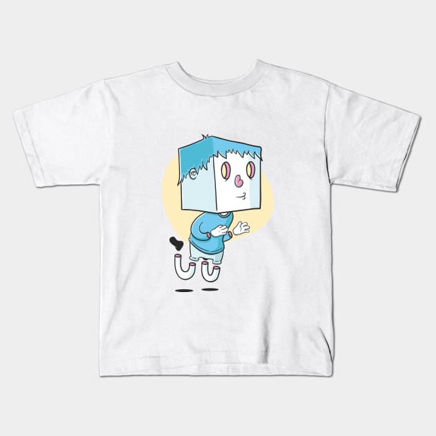 Wonder boy Kids T-Shirt by dreadpen